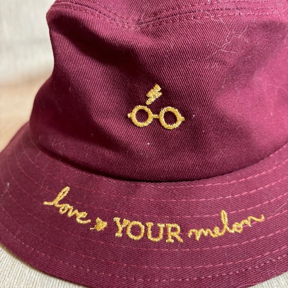 LOVE YOUR MELON Harry Potter Sz S-M  58 cms Embroidered Bucket Hat - Picture 2 of 6